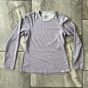 🤍 Patagonia Polartec Capilene Midweight 3 Shirt Violet Heathered Size XS